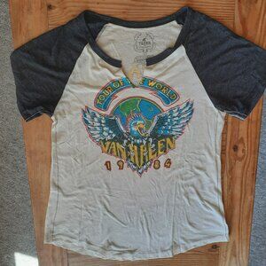Van Halen 1984 Tour Of The World Tee Trunk Ltd. shirt size M Excellent condition